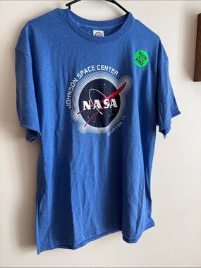 Delta pro weight Blue glow in the dark Short-Sleeve NASA Graphic Tee
